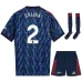 Arsenal SALIBA 2025/26 Auswärts-Kinder-Trikot-Set - Blau