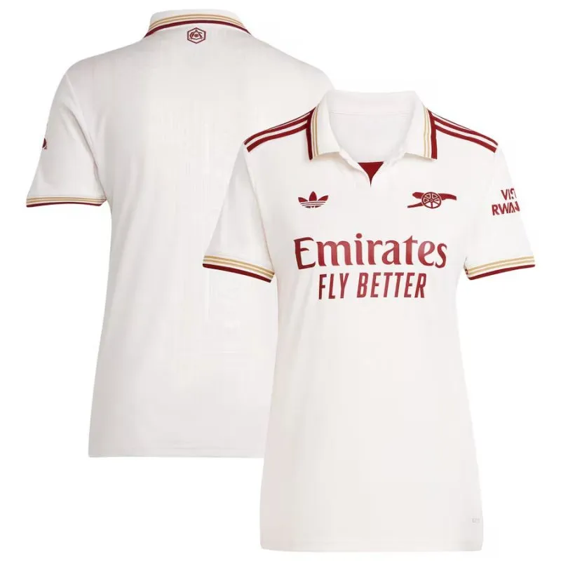 Arsenal 2025/26 Third Women's Jersey - White