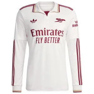 Arsenal 2025/26 Third Long-Sleeve Jersey - White