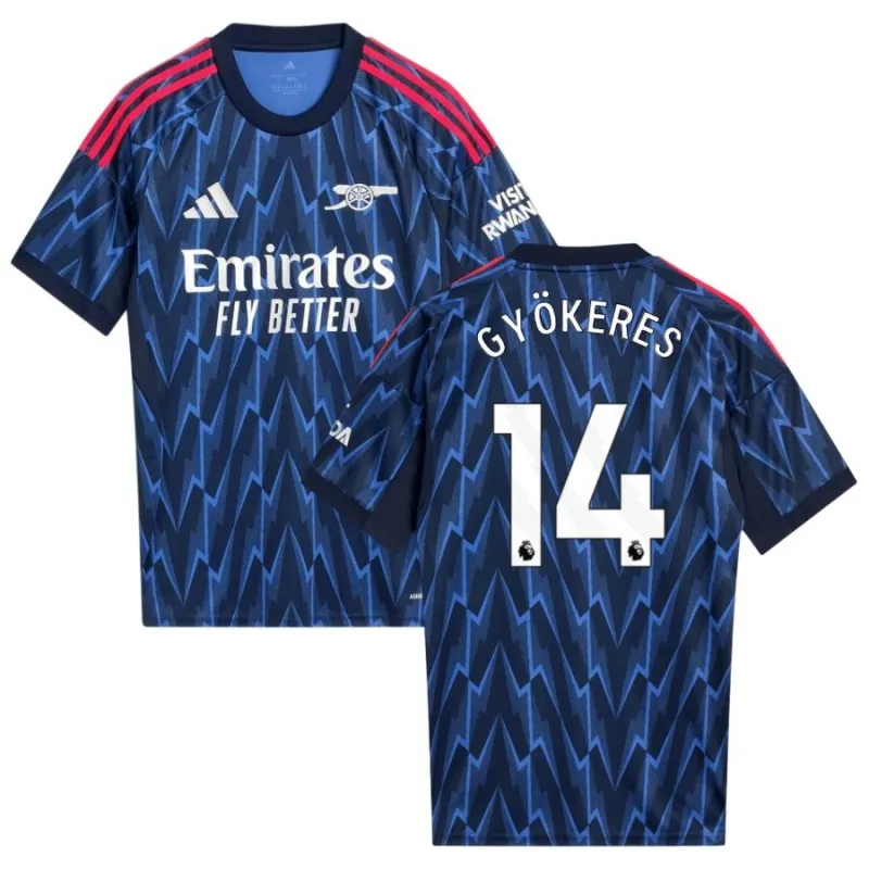 Maglia in trasferta di GYOKERES per l'Arsenal 2025/26 - Blu