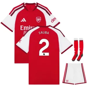 Arsenal SALIBA 2026/27 Home Kids Kit