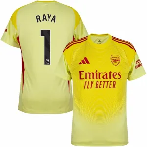 Arsenal Raya 2025/26 Home Goalkeeper Jersey Yellow