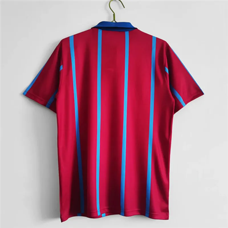 Aston Villa 1993 - 95 Home Retro Jersey - Red