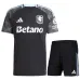Aston Villa 2025/26 Away Kids Jersey + Shorts - Black