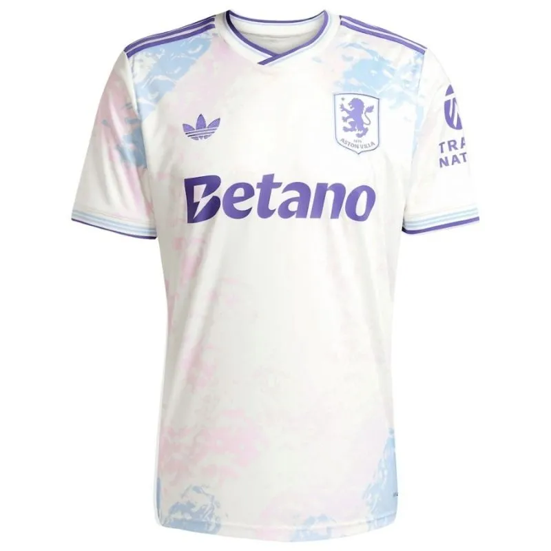 Maillot + Short Third Enfant Aston Villa 2025/26 - Blanc