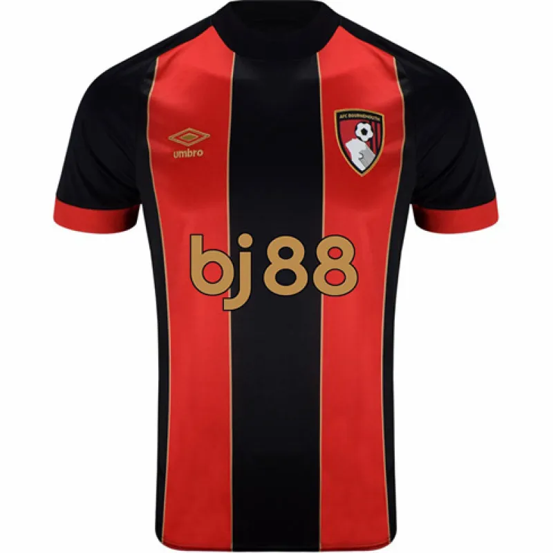 Bournemouth's 2024/25 home jersey - red and black