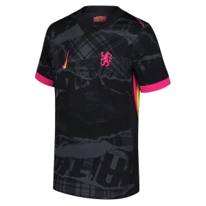 Chelsea 2024/25 Drittes Kinder-Trikot - Schwarz