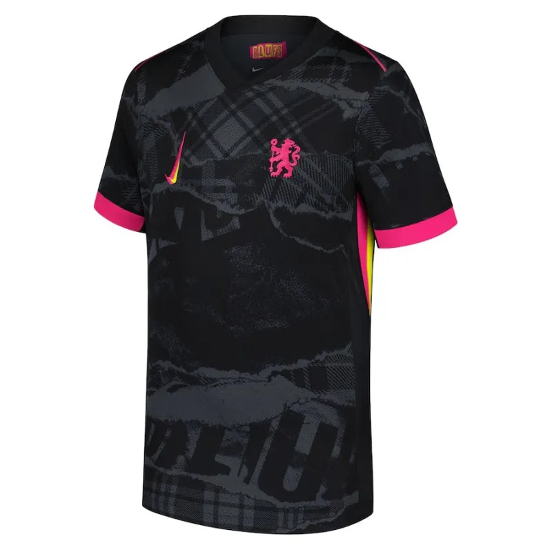 Troisième maillot pour enfants de Chelsea 2024/25 - Noir