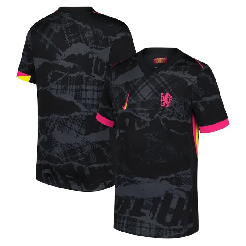 Troisième maillot pour enfants de Chelsea 2024/25 - Noir