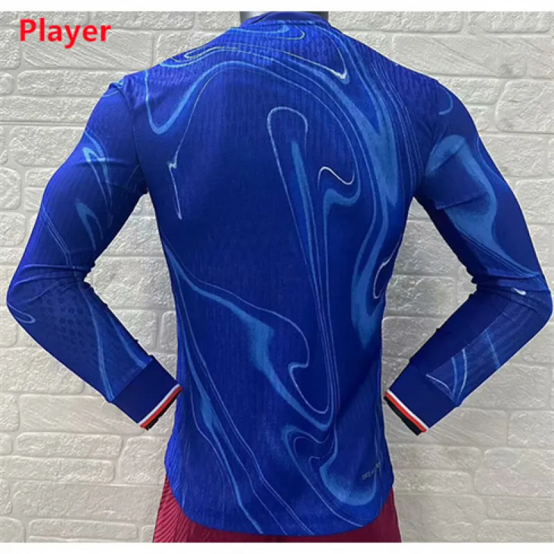 Camiseta de manga larga de casa de Chelsea 2024/25 - edición de jugador - Azul