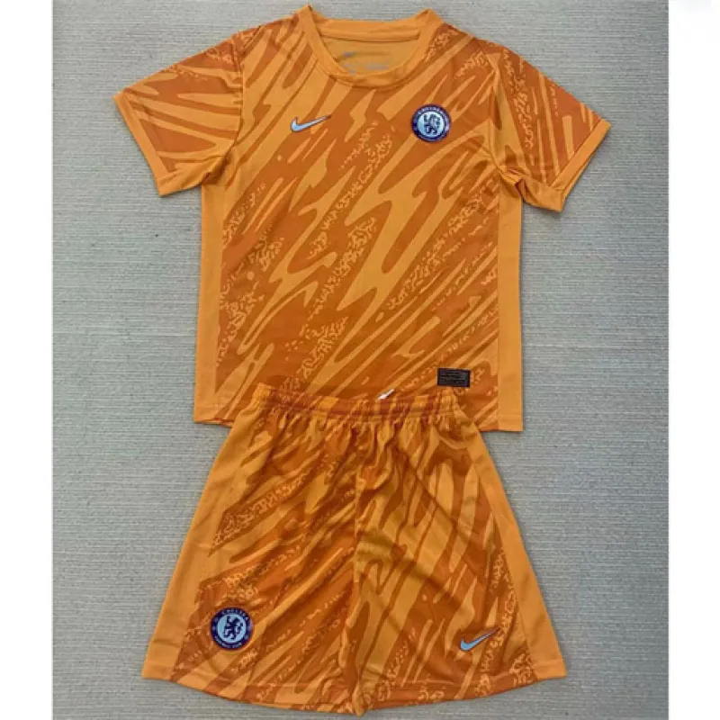 Chelsea 2024/25 Goalkeeper Kids' Jersey - Orange
