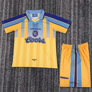 Chelsea 1995 - 97 Auswärts - Kinder - Retro - Trikot - Gelb