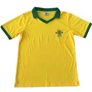 Chelsea 1980 Auswärts - Kinder - Retro - Trikot - Gelb