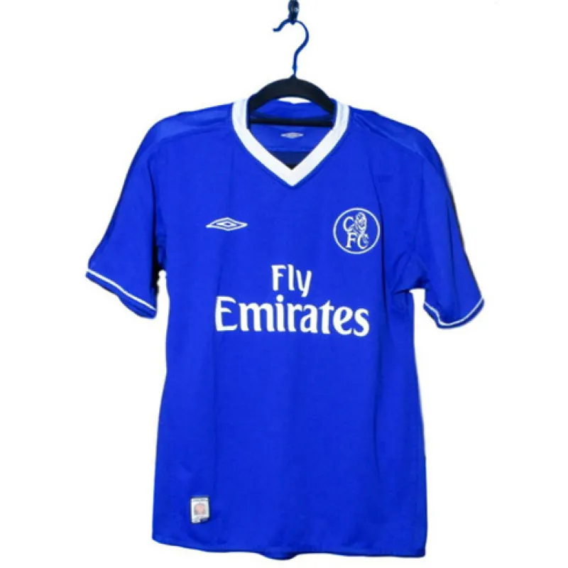 Camiseta retro de campo de Chelsea 2003 - 05 - Azul