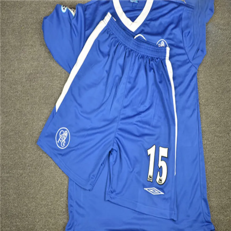 Camiseta retro de campo de Chelsea 2003 - 05 - Azul