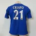 Crespo, camiseta retro de campo de Chelsea 2003 - 05, número 21 - Azul
