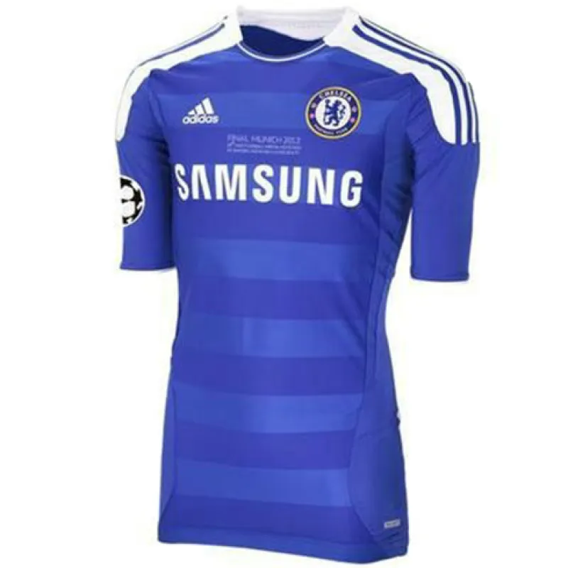 Maillot rétro de la Ligue des champions UEFA de Chelsea 2012 - Bleu