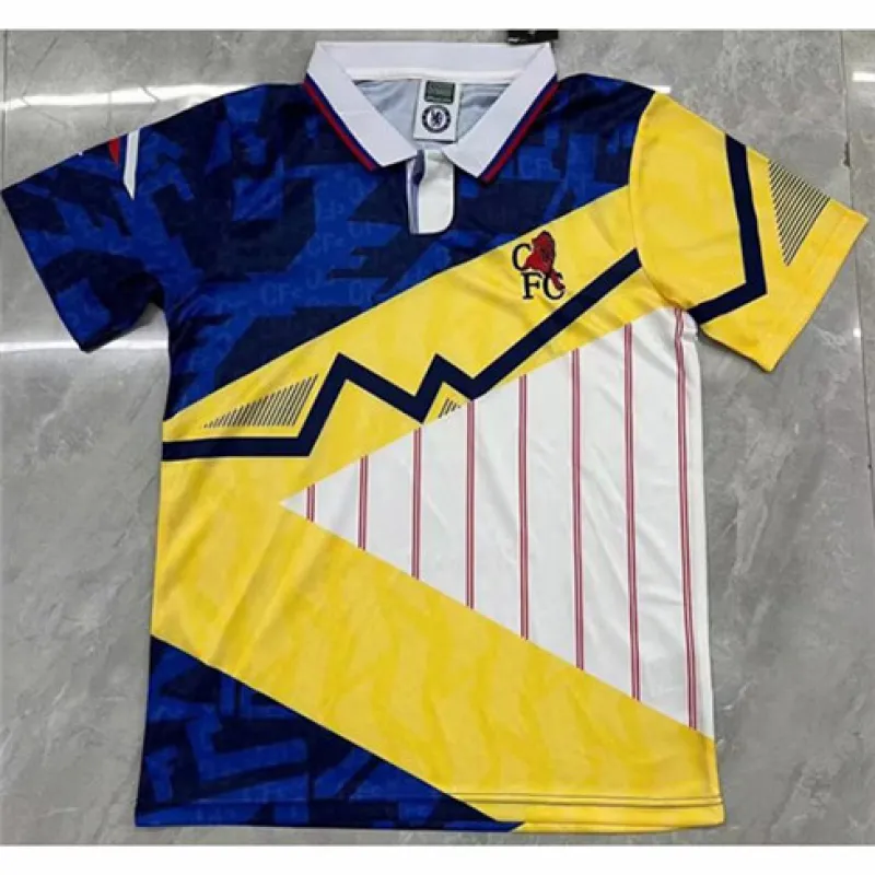 Chelsea 1990 Retro - Trikot - Gedrucktes Muster