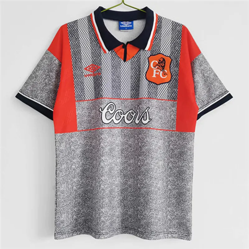 Maillot rétro d'aller de Chelsea 1994 - 1996 - Noir