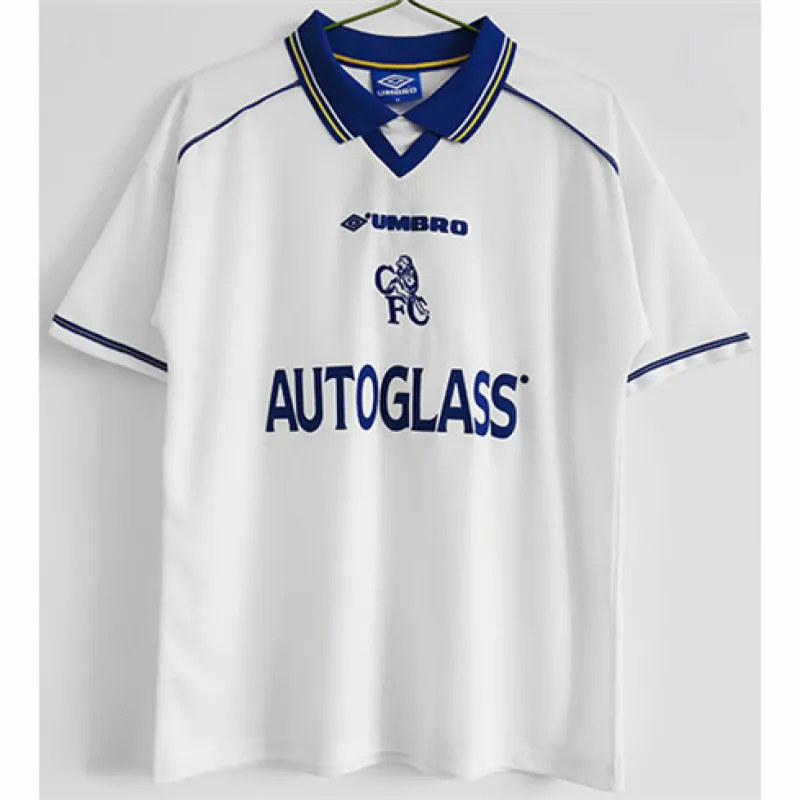 Camiseta retro de partido fuera de Chelsea 1998 - 00 - Blanca