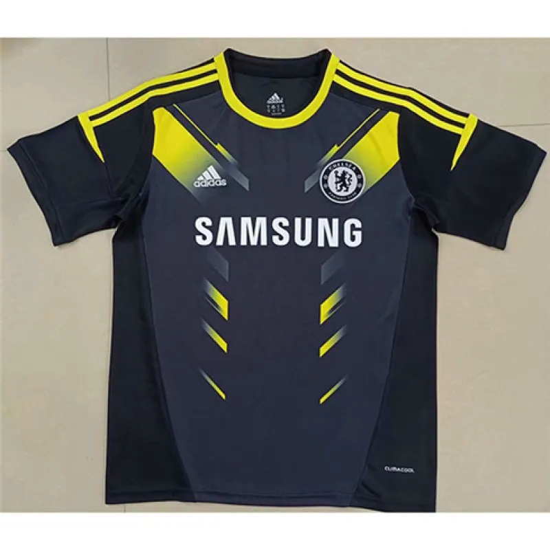 Maillot rétro tertiaire à manches longues de Chelsea 2012/13 - Noir