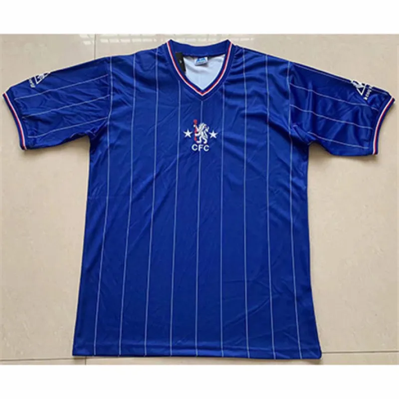 Maillot rétro de domicile de Chelsea 1981-83 - Bleu