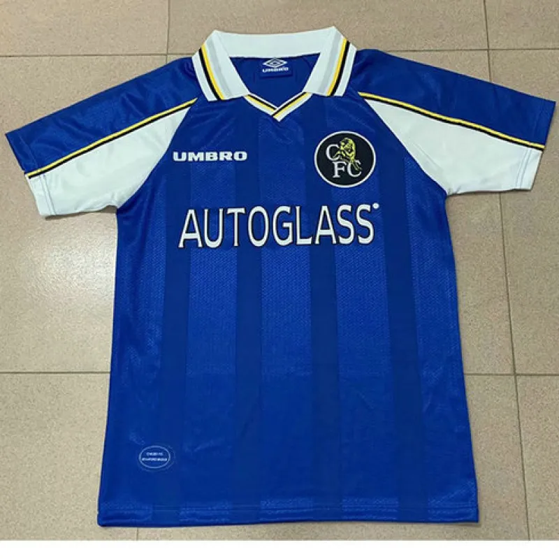 Chelsea 1998 Heim - Retro - Trikot - Blau