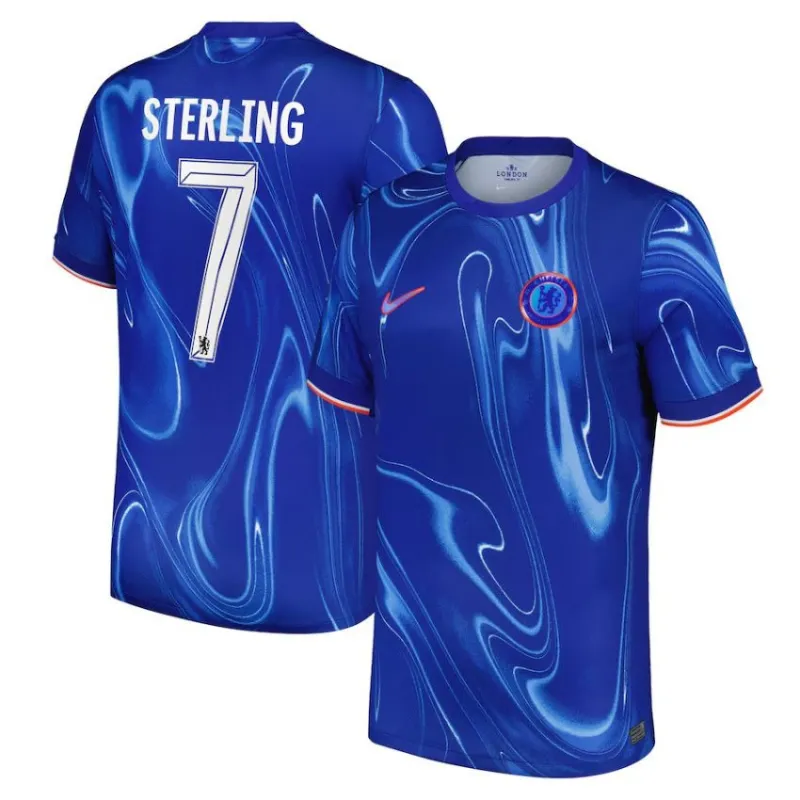 Raheem Sterling's Chelsea 2024/25 Heimtrikot - Blau