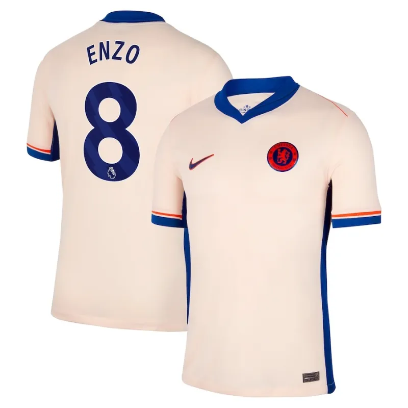 Enzo's Chelsea 2024/25 Away Jersey - Light Orange