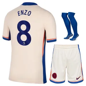 Enzos Chelsea 2024/25 Auswärtskinderjersey - Set - Hellorange