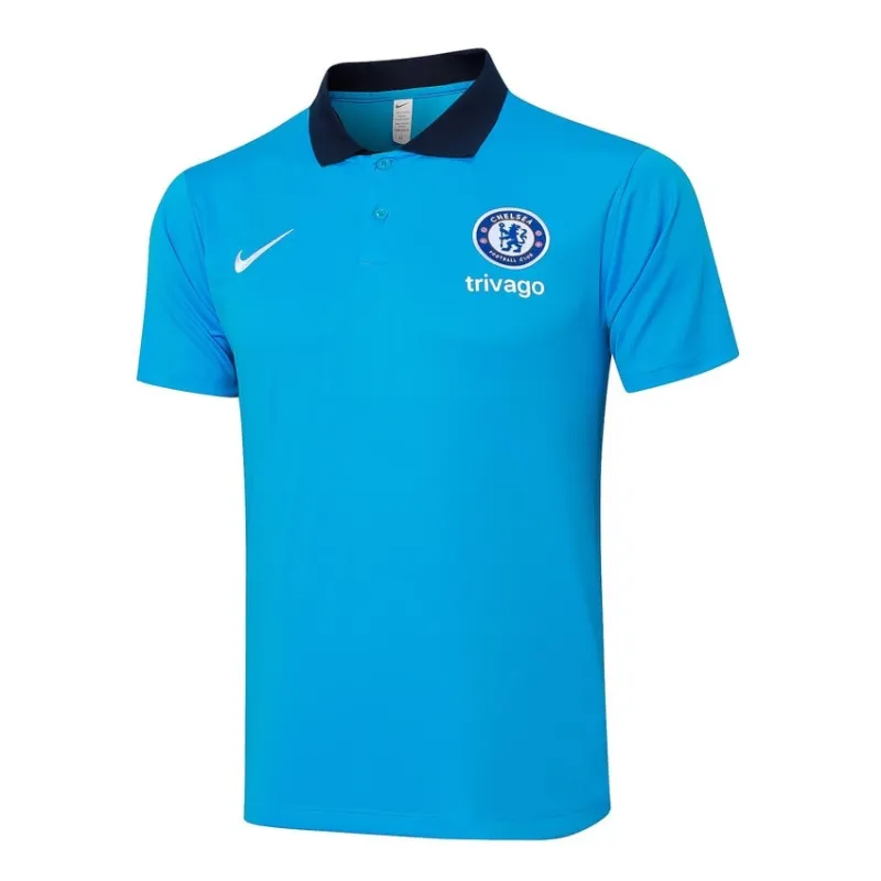 Chelsea 2024/25 Polo Training Jersey + Trousers - Sky Blue
