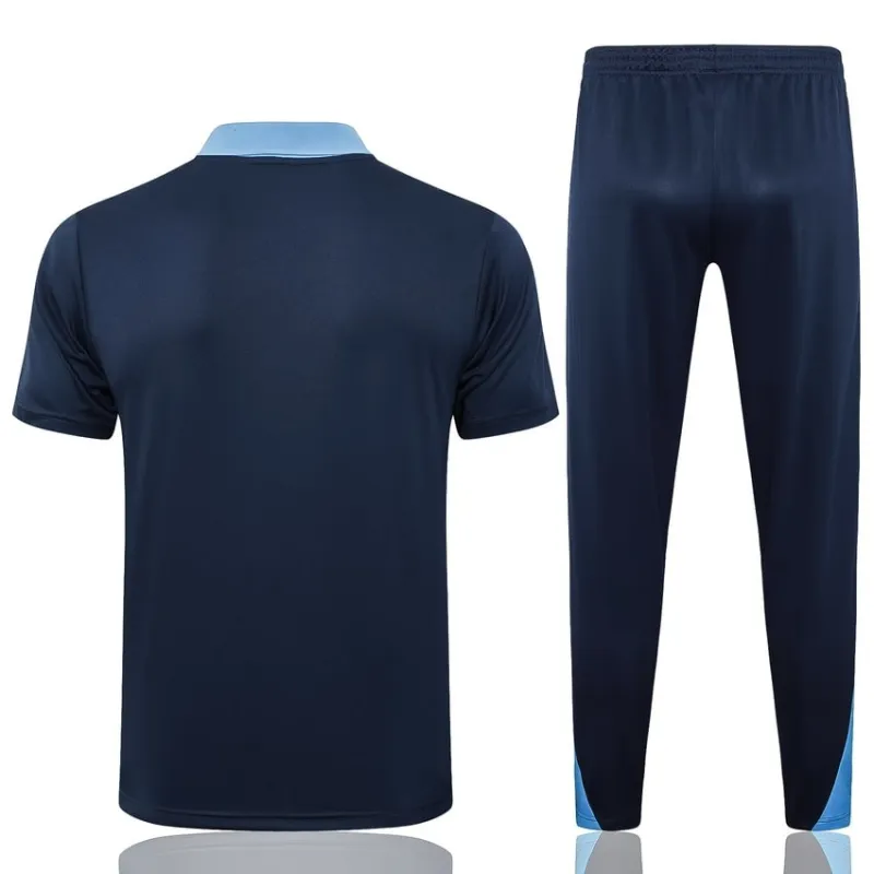 Chemise de entraînement Polo + Pantalon de Chelsea 2024/25 - Bleu marine