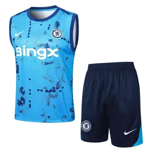Chelsea 2024/25 Vest + Shorts - Sky Blue