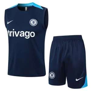 Chelsea 2024/25 Vest + Shorts - Navy Blue