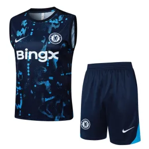 Chelsea 2024/25 Vest and Shorts - Blue Pattern