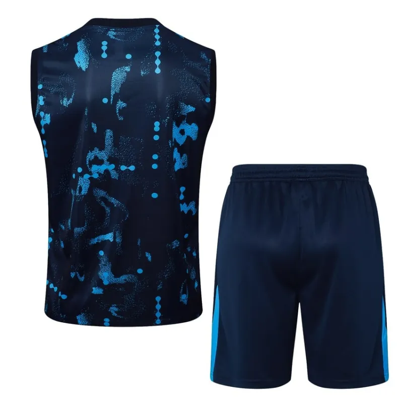 Gilet e calzoni corti di Chelsea 2024/25 - Motivo blu
