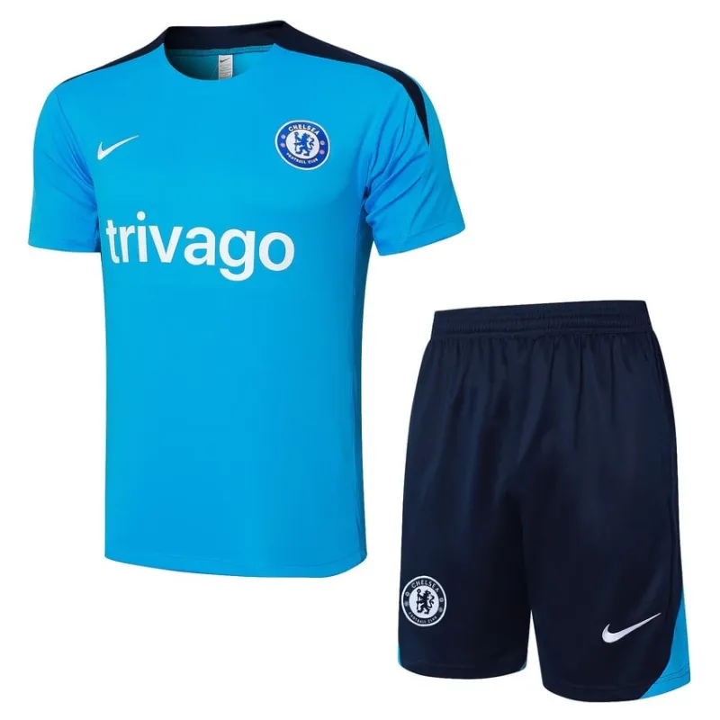 Chelsea 2024/25 training suit + shorts - light blue