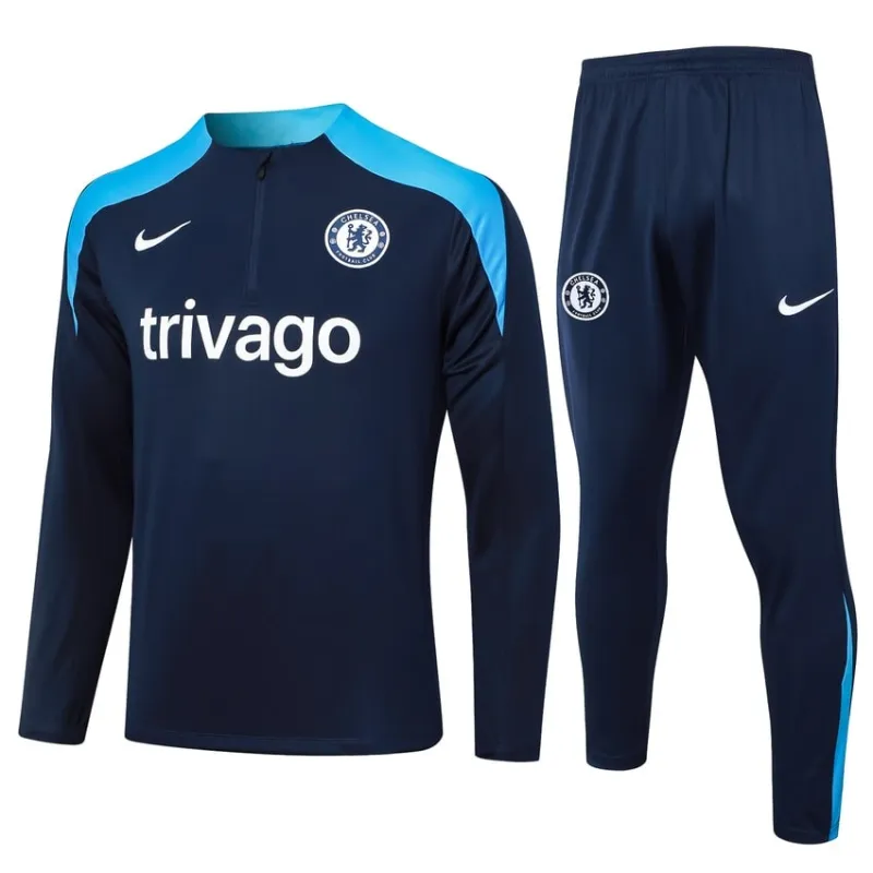 Chemise + pantalon d'entraînement de Chelsea 2024/25 - bleu