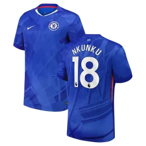 Chelsea NKUNKU 2025/26 Home Jersey - Blue