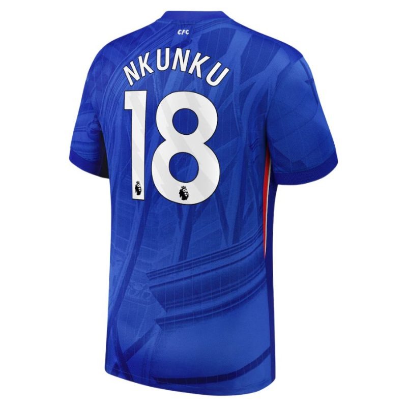 Chelsea NKUNKU 2025/26 Heim-Kinder-Trikot-Set - Blau