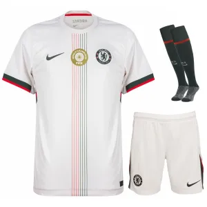 Chelsea Club World Cup Champions Kids' Jersey Set 2025 Away - White