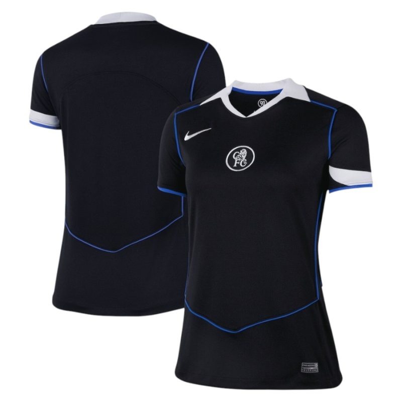 Chelsea 2025/26 Tercera camiseta femenina - Negra
