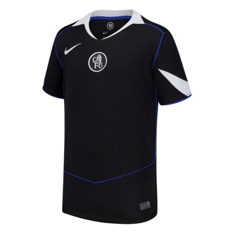 Chelsea 2025/26 Terza maglia per bambini - Nera