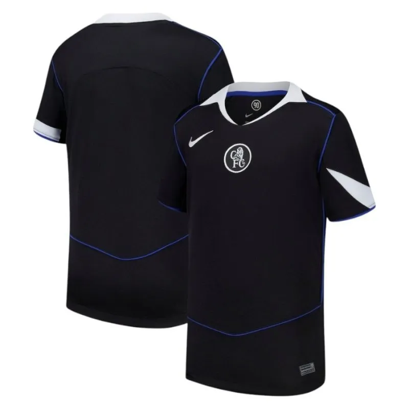 Chelsea 2025/26 Terza maglia per bambini - Nera