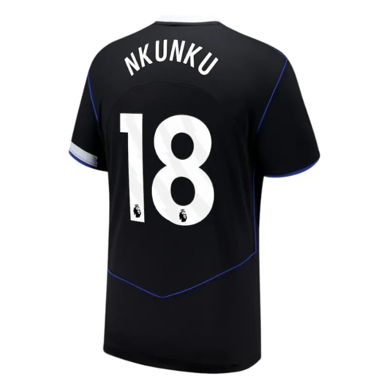 Chelsea NKUNKU 2025/26 Third Jersey - Black
