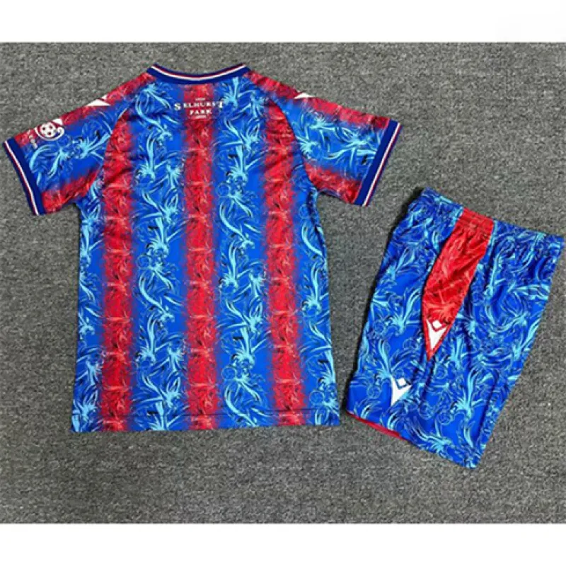 Maglia da casa per bambini di Crystal Palace 2024/25 - Rosso e Blu