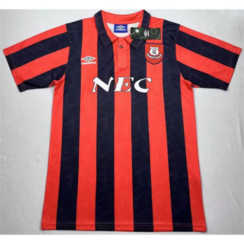 Maillot extérieur rétro d'Everton 1992-94 - rouge