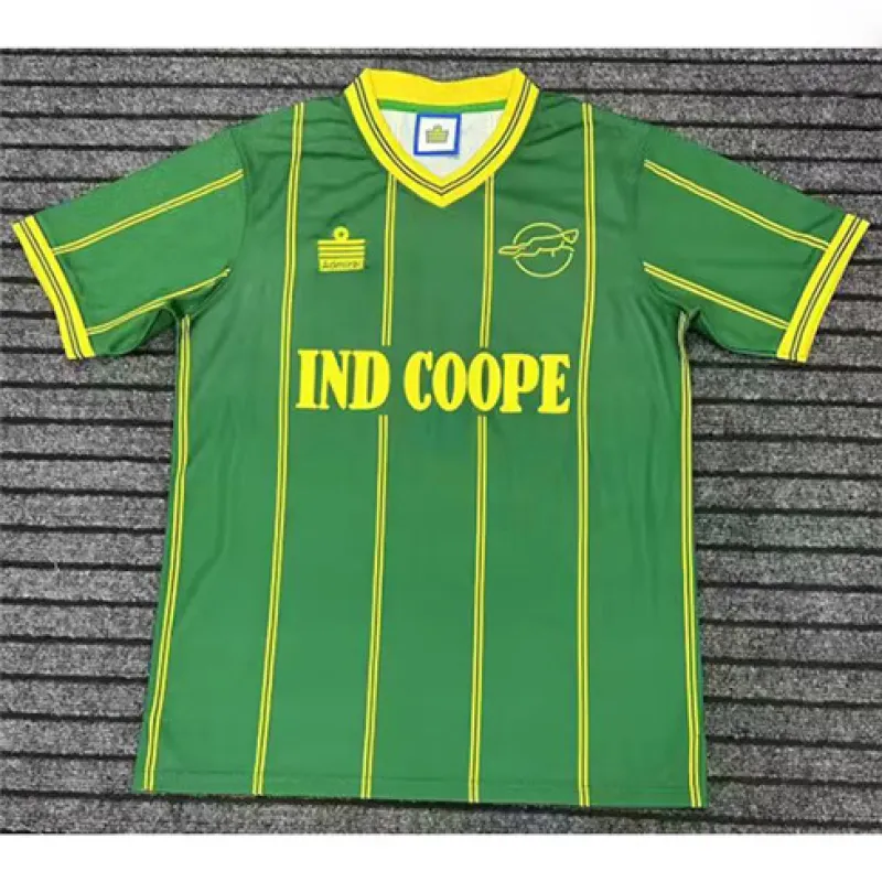 Camiseta de salida retro 1984 del Leicester City - verde