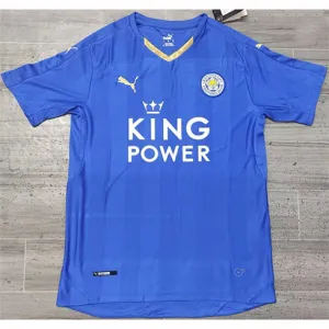 Leicester City's 2015/16 retro home jersey - blue