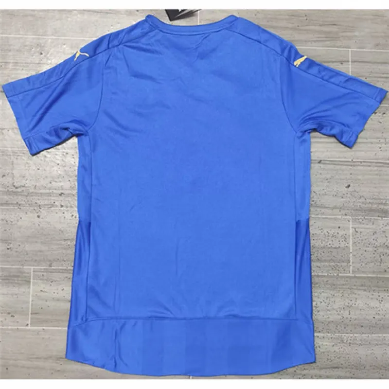 Leicester City's 2015/16 retro home jersey - blue
